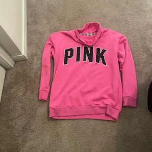 VS Pink - cowl neck sweatshirt with pockets.